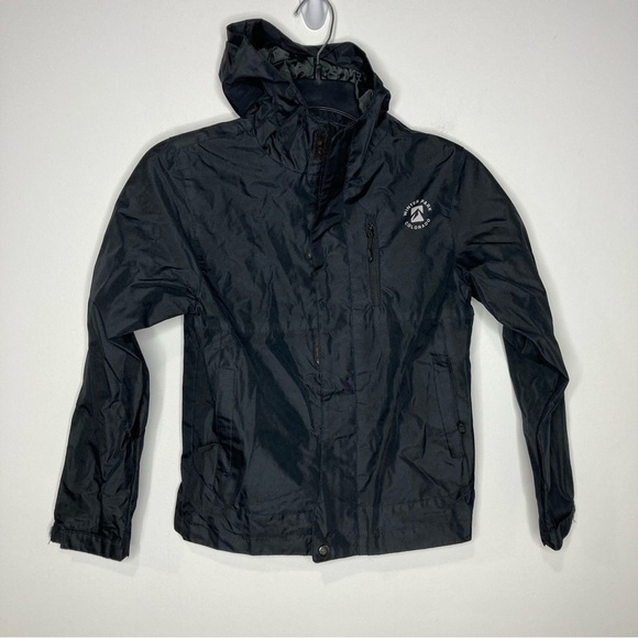 Outfitter trading company black windbreaker Jacket size medium - Picture 1 of 6